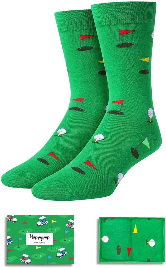 Funny Gifts for Men Women - Fishing Golfing Bowling Socks, American Flag Gifts