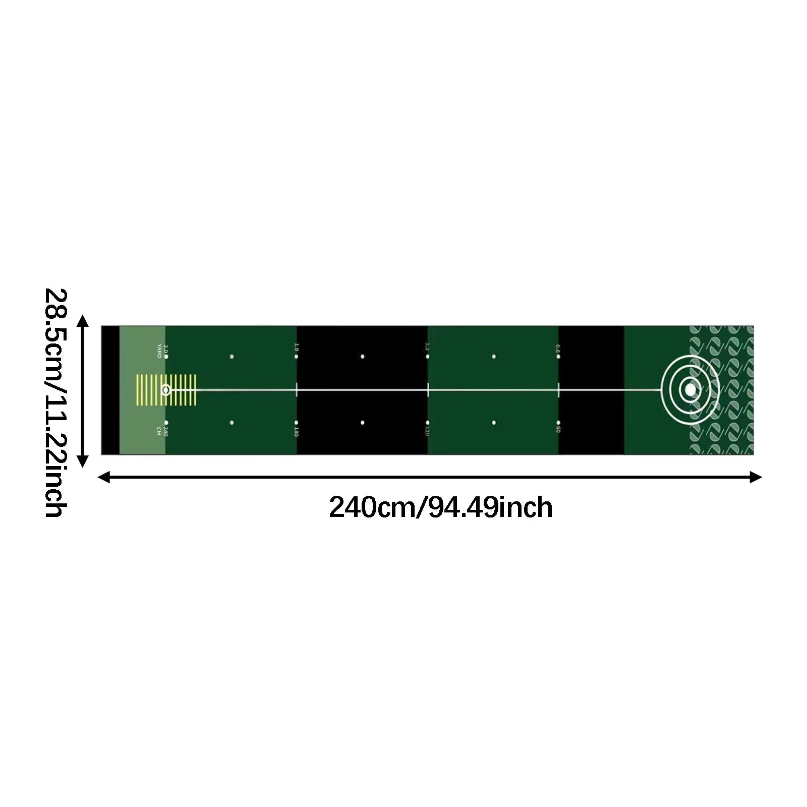 Foldable Golf Putting Mat Lightweight Golf Putting Practice Mat Portable Durable Golf Training Pad Golf Accessories for Adults