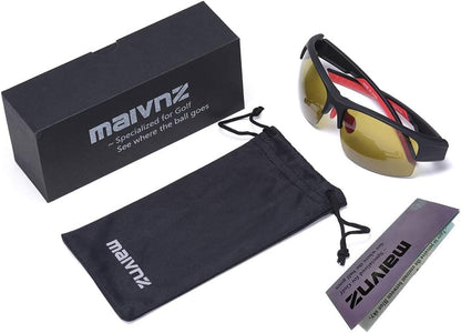 High Definition Golf Ball Finder Sport Glasses for Men Women Golf Sunglasses Golf Glasses Pickleball Eyewear MZ861
