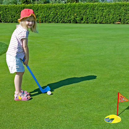 Kids Golf Toy Set with Clubs & Balls - Preschool Learning & Sports Toy - Ideal Birthday Gift for Toddlers 2-5 Years Old