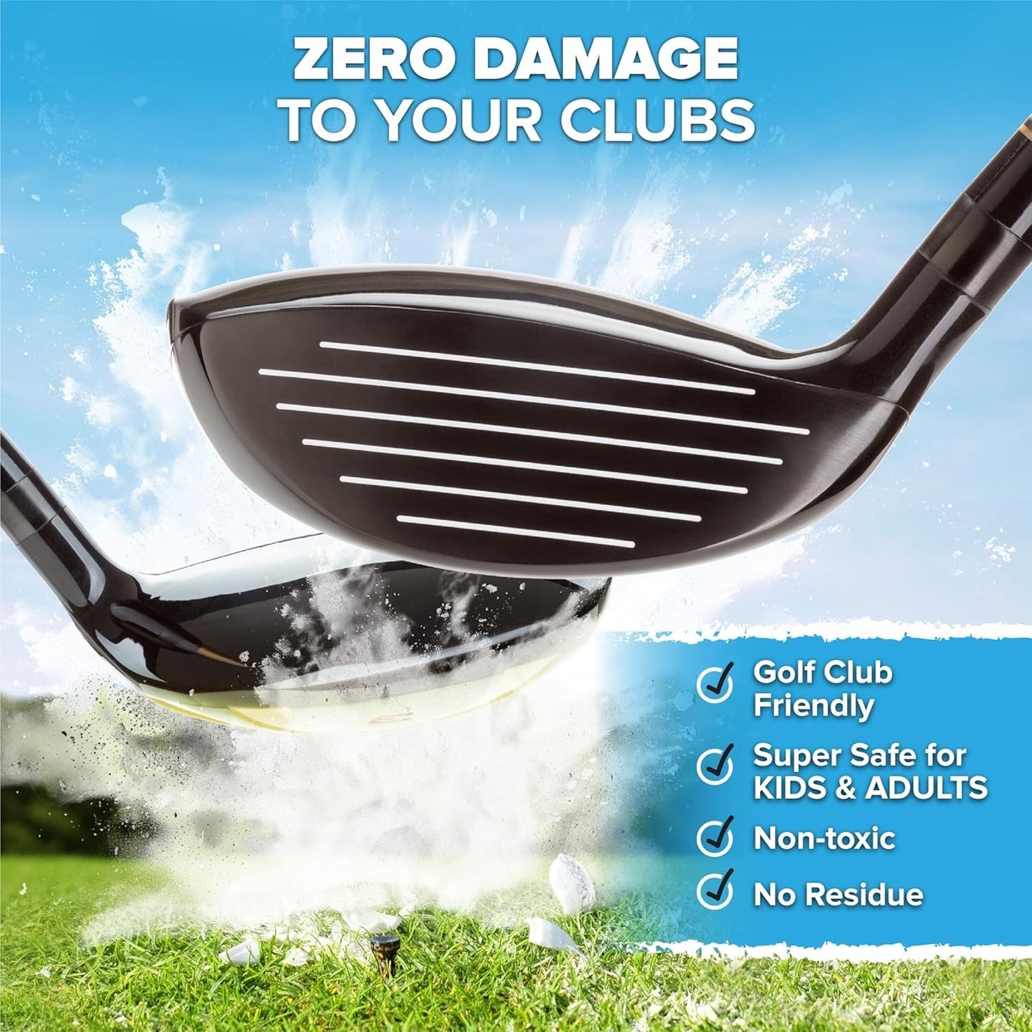 Prank Golf Balls - Funny Exploding Golf Ball Trick - Gag Golfing Gifts for Men W