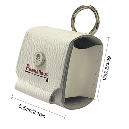 Golf Ball Waist Bag Portable Golf Ball Storage Bag Holder Golf Mini Waist Pouch Pack with Golf Storage Hanger Golf Accessory