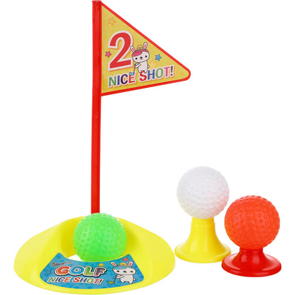 Kids Golf Toy Set with Clubs & Balls - Preschool Learning & Sports Toy - Ideal Birthday Gift for Toddlers 2-5 Years Old