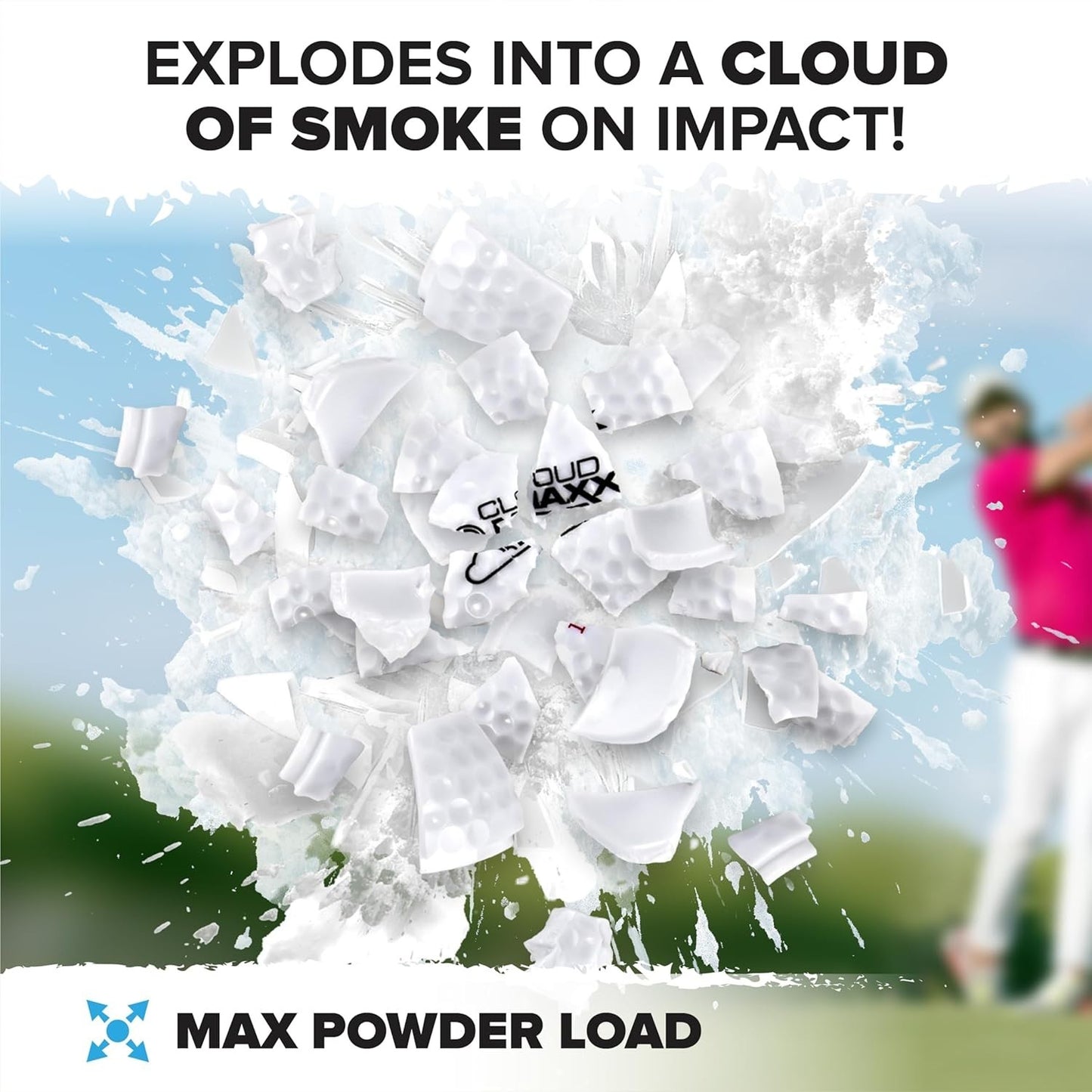 Prank Golf Balls - Funny Exploding Golf Ball Trick - Gag Golfing Gifts for Men W