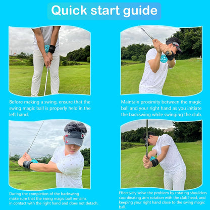 Golf Trainer Ball Golf Training Aid Golf Swing Trainer Golf Swing Training Aid Smart Ball Golf Training Aid Golf Swing Training Aid Golf Wrist Trainer Golf Training Equipment for Beginner