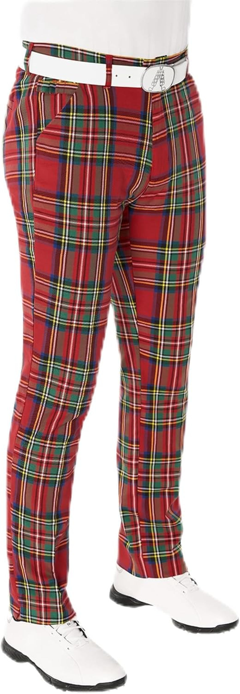 Mens Golf Pants, Golf Pants Men Relaxed Fit, Plaid Pants Men